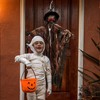 70CM Halloween Hanging Ghost Decoration with Glowing Eyes And Creepy
