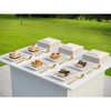 Exquisite Mini Disposable Appetizer Plates - 100 Pack 4.5 In.
