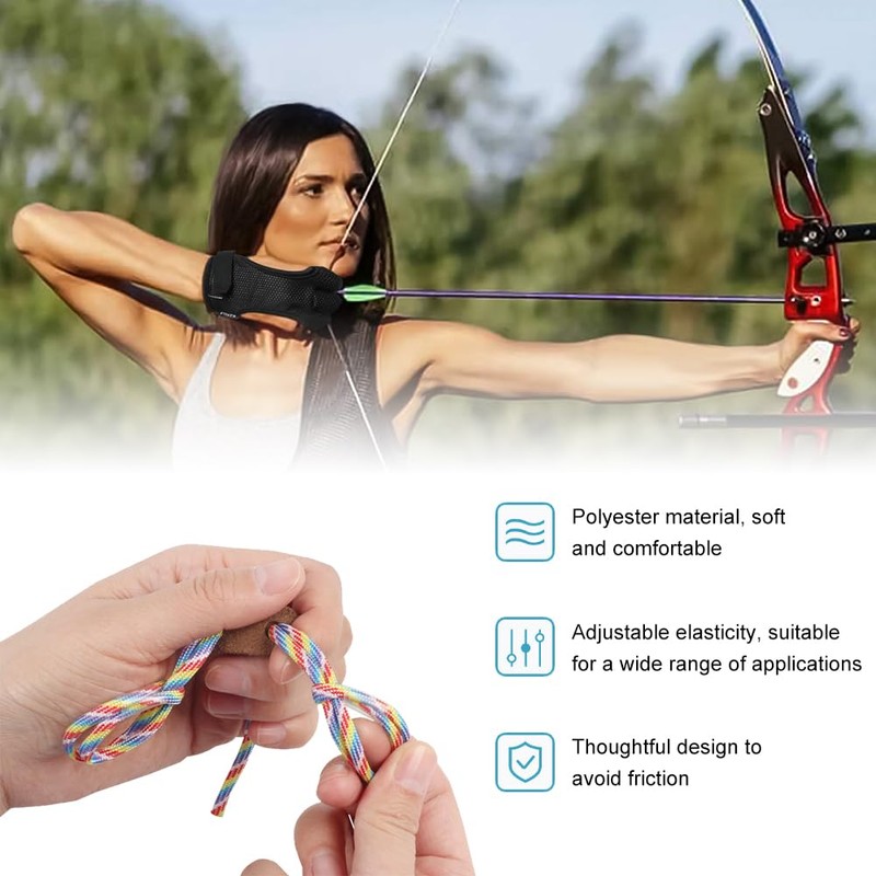 Archery Accessories, Archery Finger Sling, Finger Tab Made of Rays,