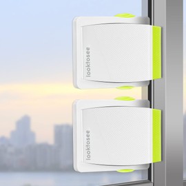 Window Lock, Kids Window Stopper, Sliding Door Lock, Fall Prevention, Window Safety Lock, Window Lock, Child Lock, Veranda, Baby, Baby Guard, Pet, Dog, Cat, Fall Prevention Window Stopper (2 Green