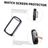 KONTONTY 2pcs Modern Watch Protector Cover Screen Protector Compatible Full
