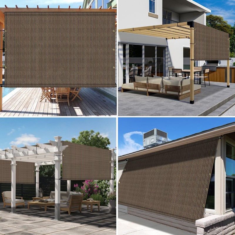 8' x 16' Pergola Shade Cover Replacement Canopy with Grommets