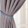 Home Queen Handwoven Rope Curtain Tiebacks for Drapes, 2 Pack
