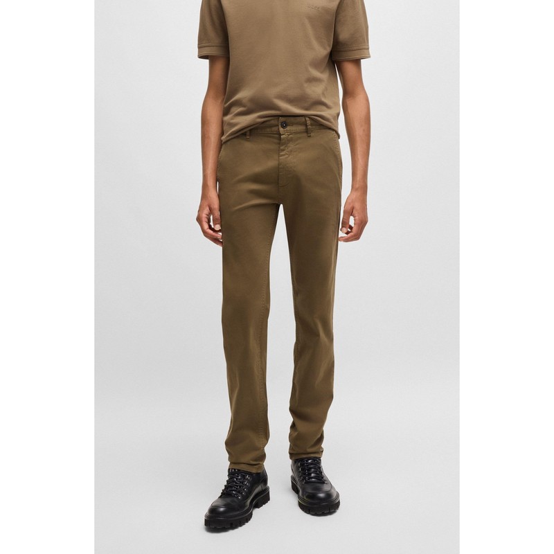 BOSS Men's Chino_Slim, Open Green368