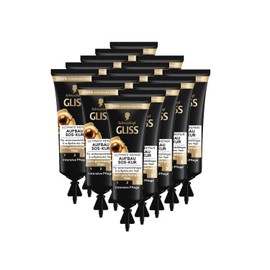 Gliss SOS Intensive Treatment Ultimate Repair (15 x 15 ml), Hair Treatment with Keratin Reconstructs the Hair Structure for More Resistance, Works After 1 Minute Exposure Time