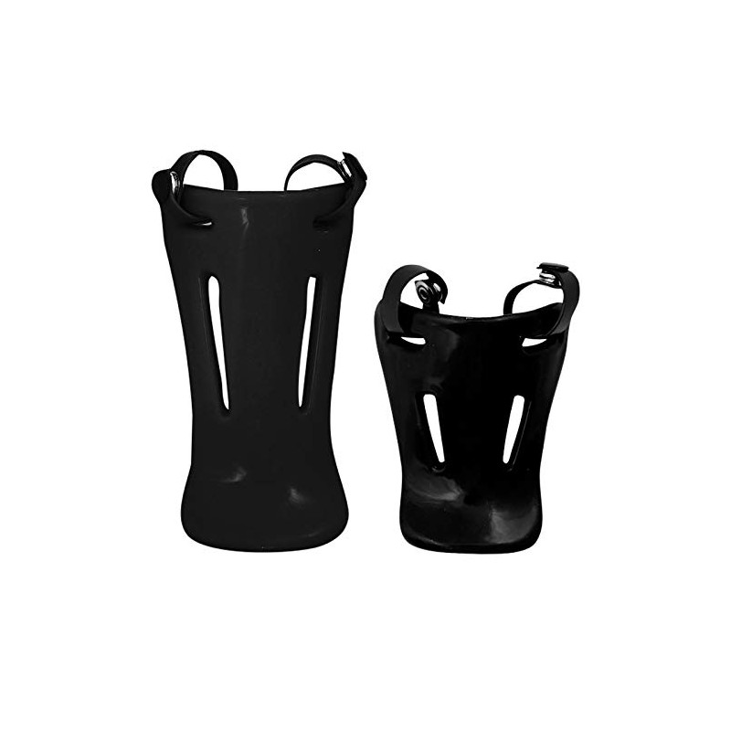 CHAMPRO Protector de Garganta (Negro, 6.5 Pulgadas)