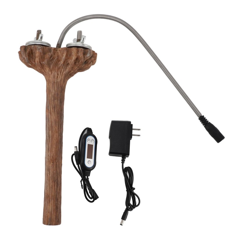 5W Heated Bird Perch Stand Heater for African Grey Parakeets