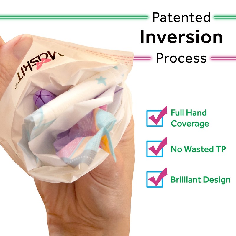 MaskIT Disposal Bags for Pads & Sanitary Napkins, Feminine Hygiene
