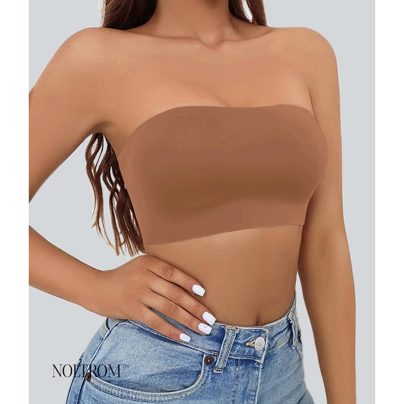 Noltrom | Brasier Strapless sin Relleno. Sujetador Antideslizante sin Costuras