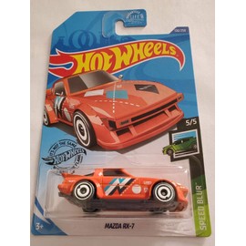 Hot Wheels 2020 Speed Blur Mazda RX-7, Orange 130/250