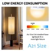 WAHADI 12 Pack A21 Rechargeable LED Bulbs 9W (60W Equivalent)