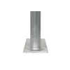 30" (H) x 13" (W) Aluminum Handrail w/Flate Base Plate