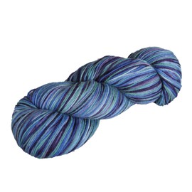 Knit Picks Stroll Hand Painted Merino Wool Fingering Weight Sock Yarn Blue - 100 g (Northern Lights)