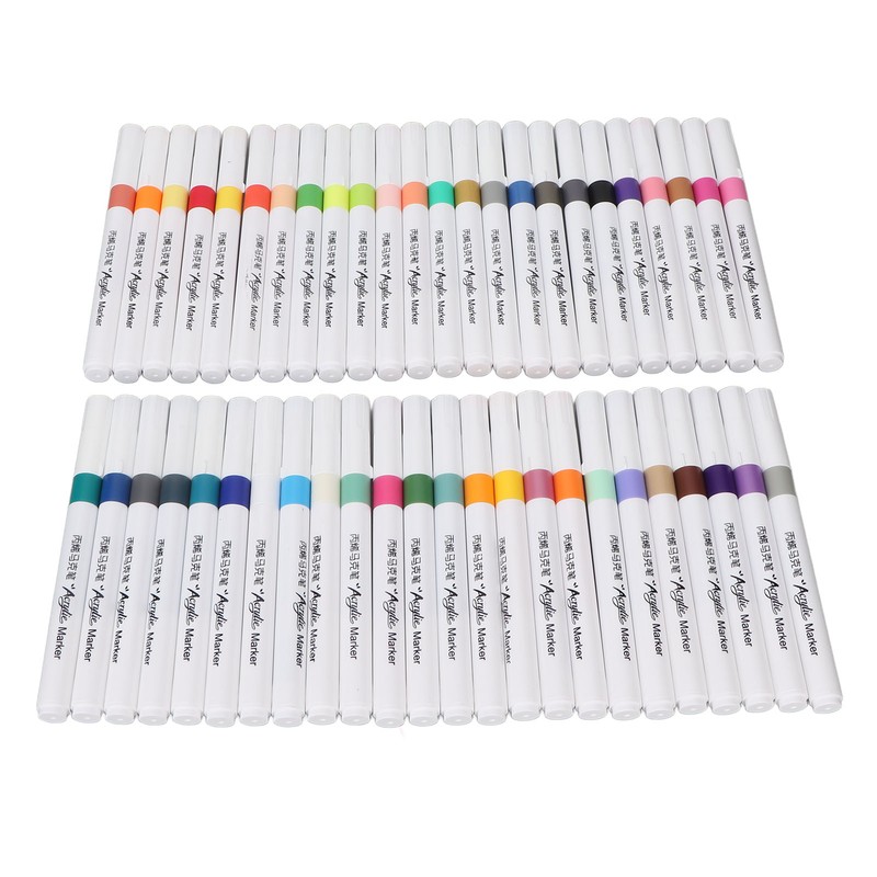Acrylic Paint Markers Water Based Ink Waterproof High Coverage Paint