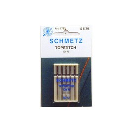Euro-Notions Topstitch Machine Needles-Size 12/80 5/Pkg