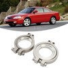 44 mm Wastegate V Band Clamp Set Stainless Steel Inlet