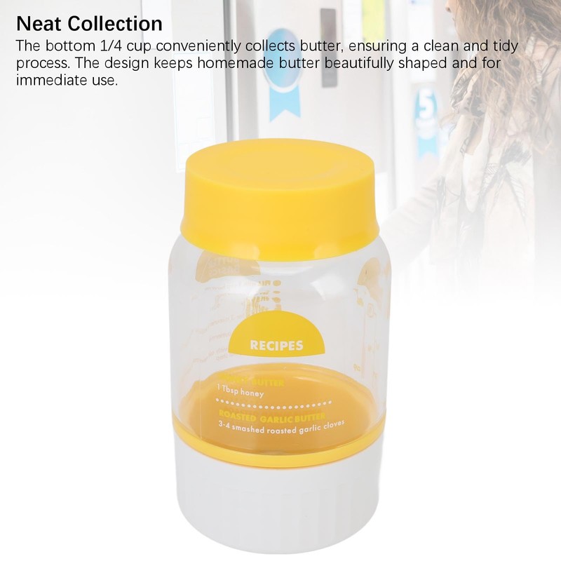 Buttercup Butter Maker, Multifunctional Cream Separator Butter Making Bottle, Create