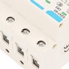 Circuit Breaker 4P MCB DIN Rail Mount Protection Switch 400V