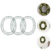 Easter Egg Wreath Frame 3pcs Oval Shaped Wreath Frame Green