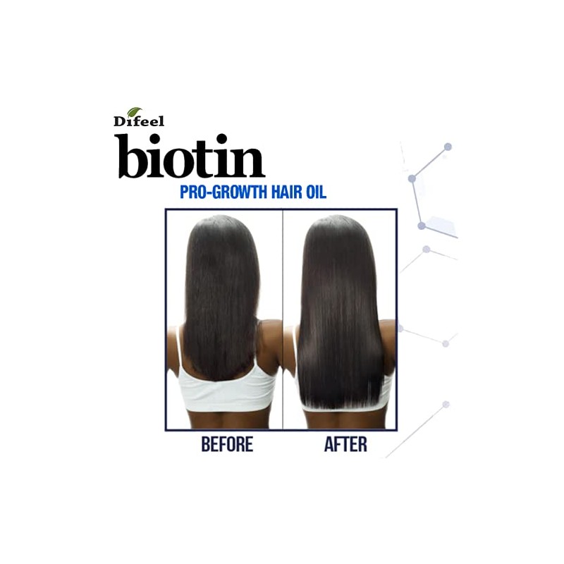 Difeel Aceite para el cabello con biotina premium 7.1 oz.