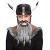 Mustaches Self Adhesive, Novelty, Viking Dwarf Fake Beard, False Facial