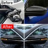 Moonlinks Compatible with 2016-2021 Honda Civic Side Mirror Cover Replacement,Glossy