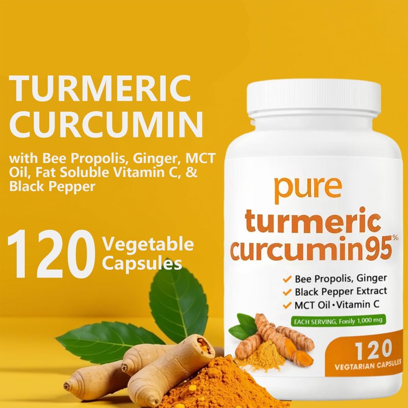 ARSYCHLL Nivelle Turmeric Curcumin 95 1000mg - 95% Turmeric Complex