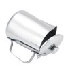 Milk Frothing Pitcher with Lid Stainless Steel Dripless Spout Coffee