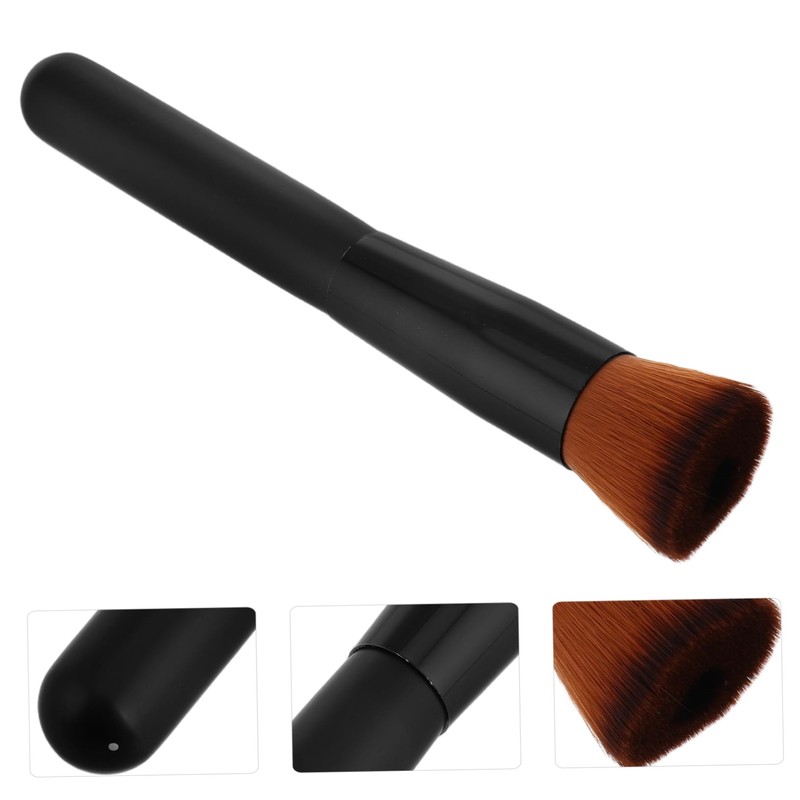 TOVINANNA Cushion Makeup Brush Set 2pcs Portable Foundation Brushes for