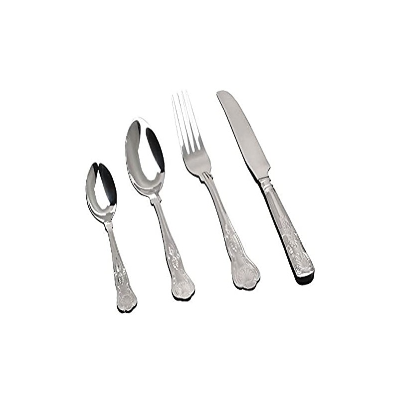 Genware TF-KG Fork, Table Kings Pattern, Pack of 12