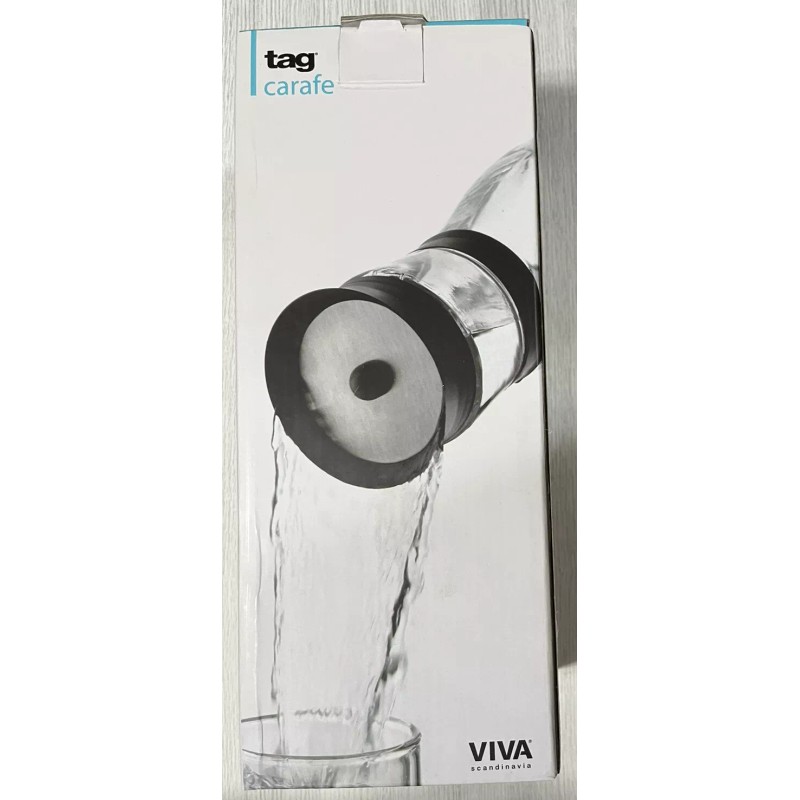 TAG Viva Scandinavia Tag Carafe, 46 Fl Oz Capacity, Glass,