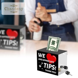 Chandini Keyed Chip Box Acrylic Donation Box Raffle Box Proposal Box Cash Management Store Reception