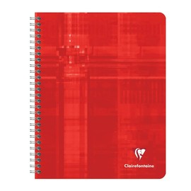 Clairefontaine 884C College Notepad (16.5 x 21 cm, Squared with Margin, 90 Sheets) 1 Piece Assorted Colours