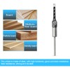 SYDARSYN Square Hole Drill Bits for Wood, Woodworking Mortising Chisel
