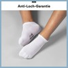 Snocks Unisex Trainer Socks Ankle Kids, 3 x white +