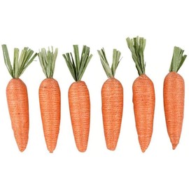 AUS Jute Carrot Easter Decor, 6-ct. Packs