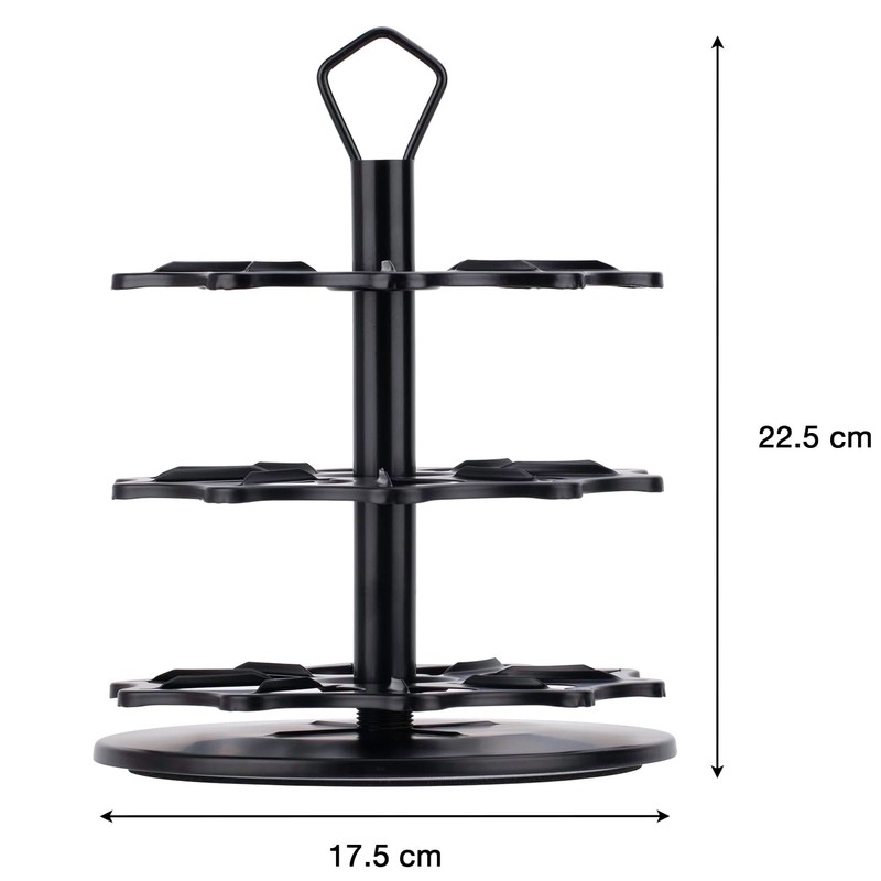HiveNets Multi Tier Coffee Pod Holder Carousel for Vertuo Pod