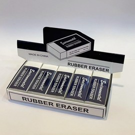 5 Extra Large eco-Friendly erasers, Heavy Metal Free, PVC Free, Latex Free, Long Lasting, Pencil erasers for Schools, Offices, Drawings, Artists and Architects