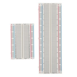 BOJACK Breadboard Kit Solderless Breadboard 1 Pcs 830 Tie Points & 1 Pcs 400 Tie Points & 6 Pcs 170 Tie Points & 65 Pcs Flexible Breadboard Jumper Wires (4 Values 73 Pcs)