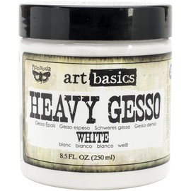 Prima Marketing 961442 Art Basics Heavy Gesso, 8.5-Ounce, White