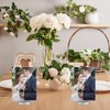 6 Pcs Acrylic Rotating Sign Holder Double Sided Swivel Sign