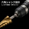 Takenoko Drill, Step Drill, Set of 3 (4-12 mm) (9