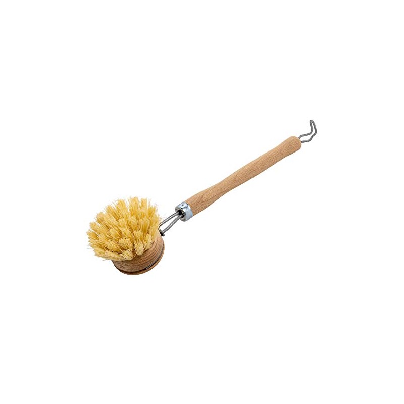 BÜMAG Kitchen Brush with Fibre-Natural Bristles – Plastic-free Alternative for