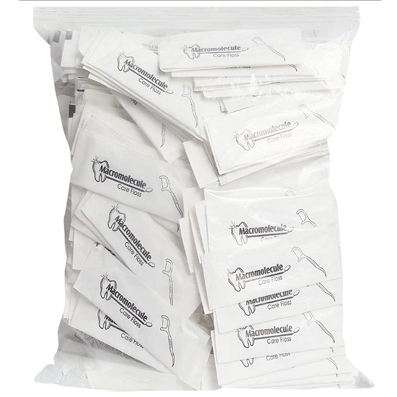 150 Pack Dental Floss Picks Individually Wrapped, Floss Single Bag,