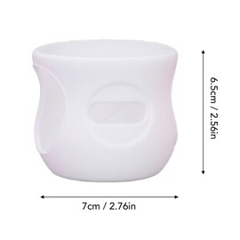 Fafeicy Fundas de Silicona para Biberones de 120 ml, 3 Piezas, Antiescaldaduras, Aptas para Lavavajillas, y Verde