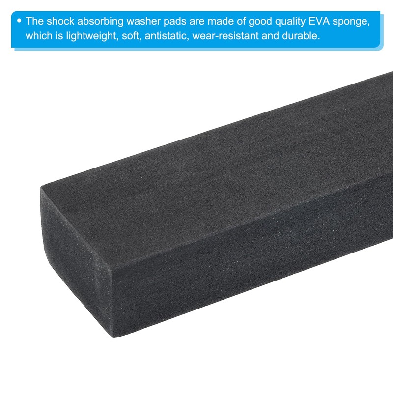 PATIKIL EVA Anti-Vibration Pads, Shock Absorbing Washers 39.4 x 2