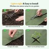 Grenebo Weed Barrier Fabric, 4FT x 100FT, Non-Woven Landscape Fabric,