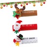 Gadpiparty 3-Piece Christmas Themed Refrigerator Handle Covers Fabric Door Handle