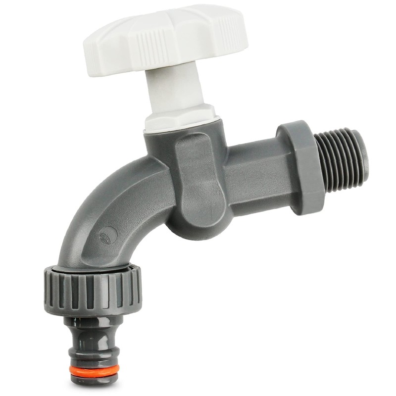 Instalguru Plastic Outlet Tap for Water Butt, 1/2 Inch x