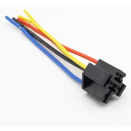 Relay Plug Connector 5 Pin 3 Pin Replacement Wired Holder Socket Car Boat Automotive